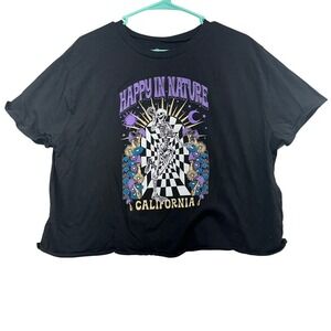 Organic Generation womens black graphic tshirt